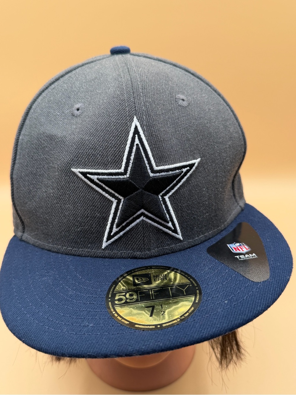 Dallas Cowboy New Era NFL football cap size 7 1/2 SKU 0193